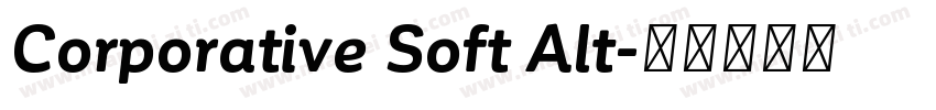 Corporative Soft Alt字体转换